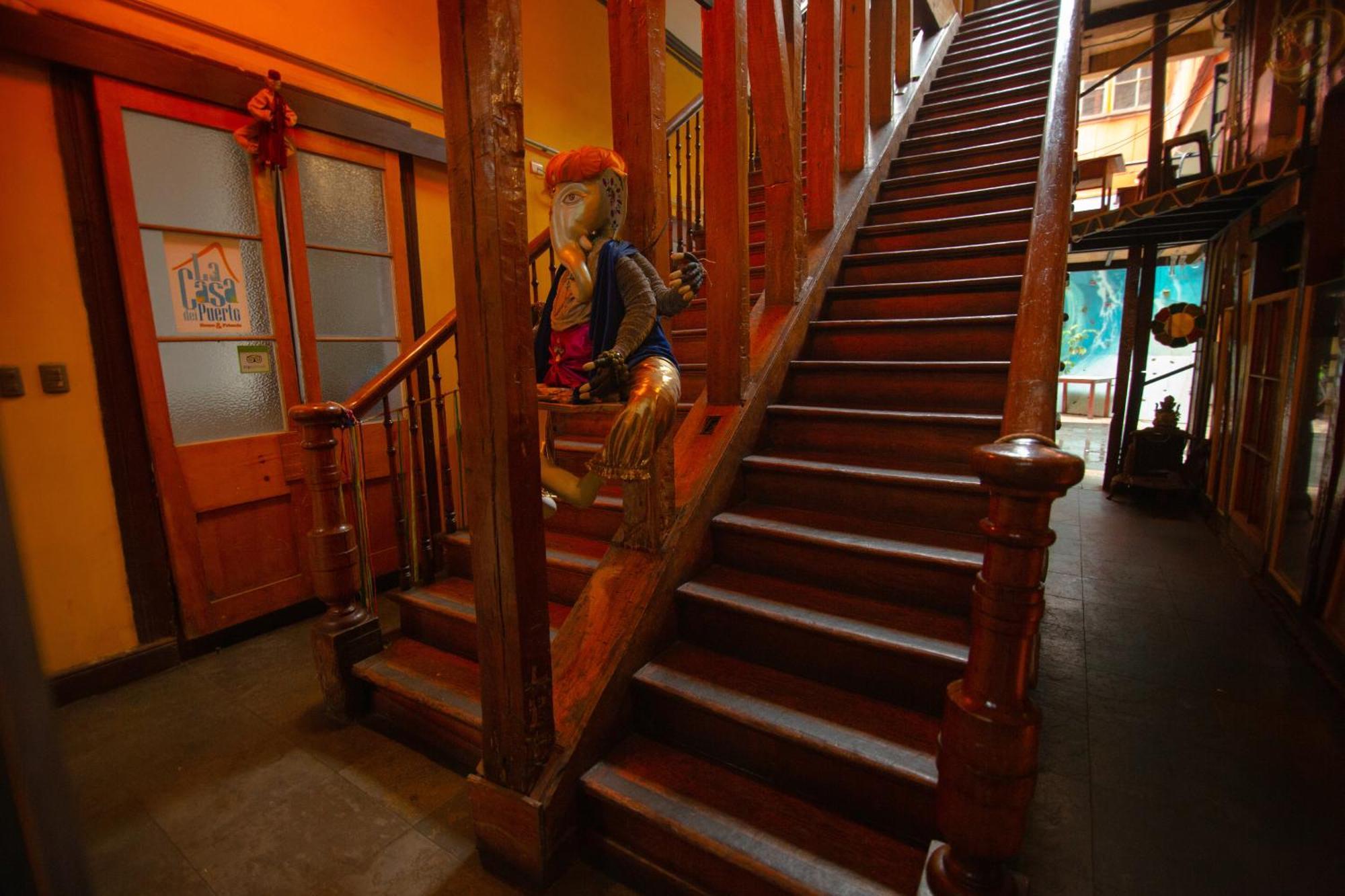 La Casa Del Puerto, Hostal Cultural, Cerro Alegre Valparaíso Exteriör bild