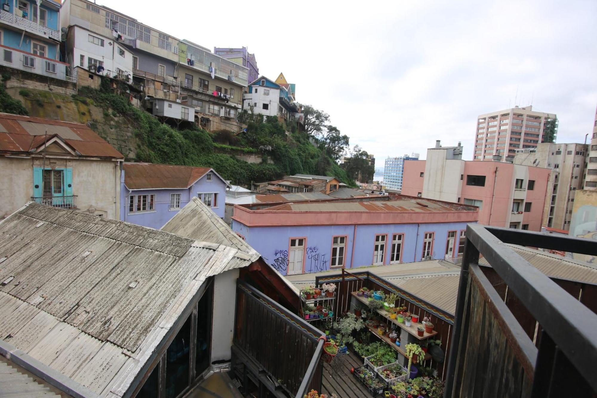 La Casa Del Puerto, Hostal Cultural, Cerro Alegre Valparaíso Exteriör bild