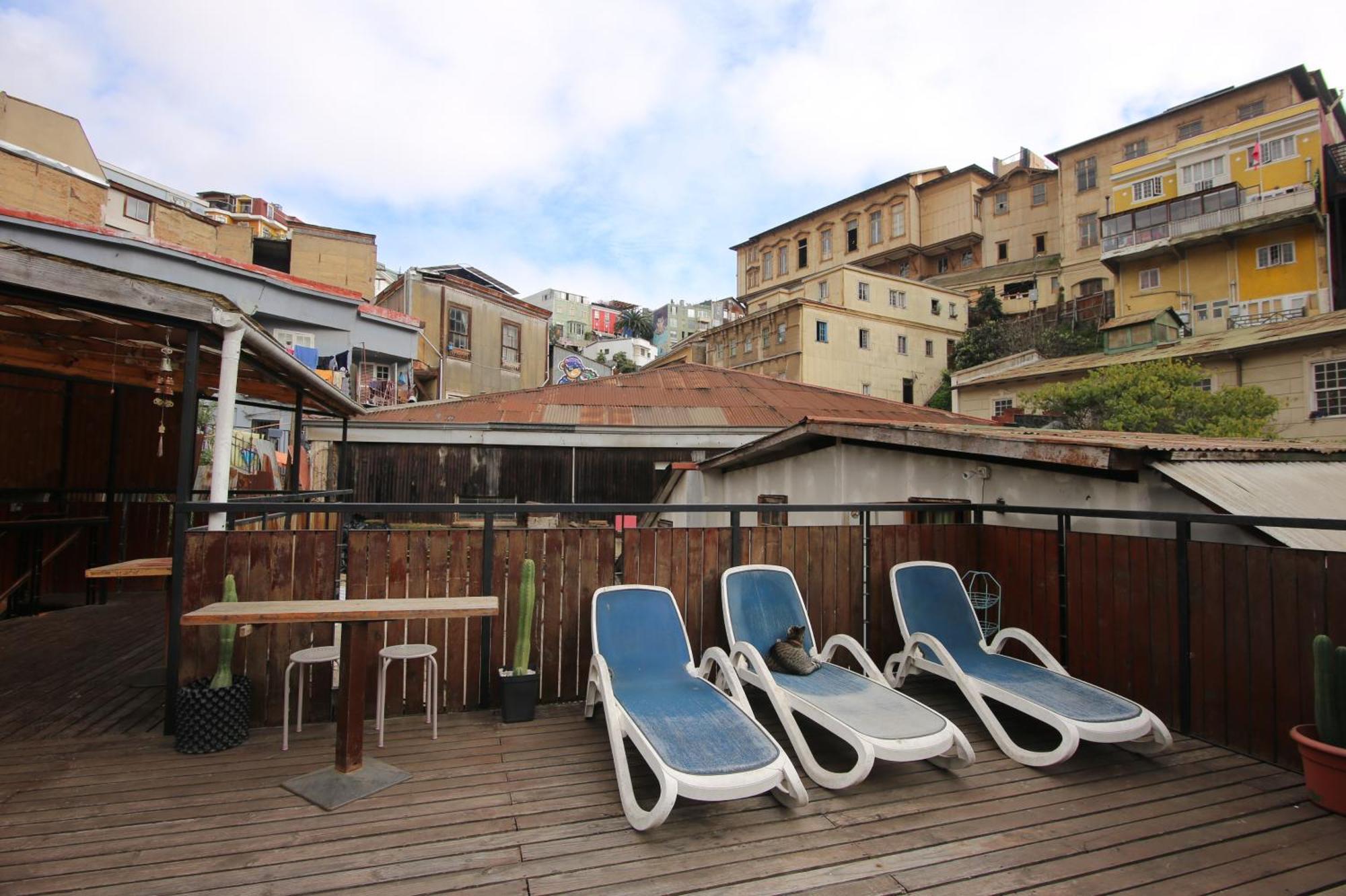 La Casa Del Puerto, Hostal Cultural, Cerro Alegre Valparaíso Exteriör bild