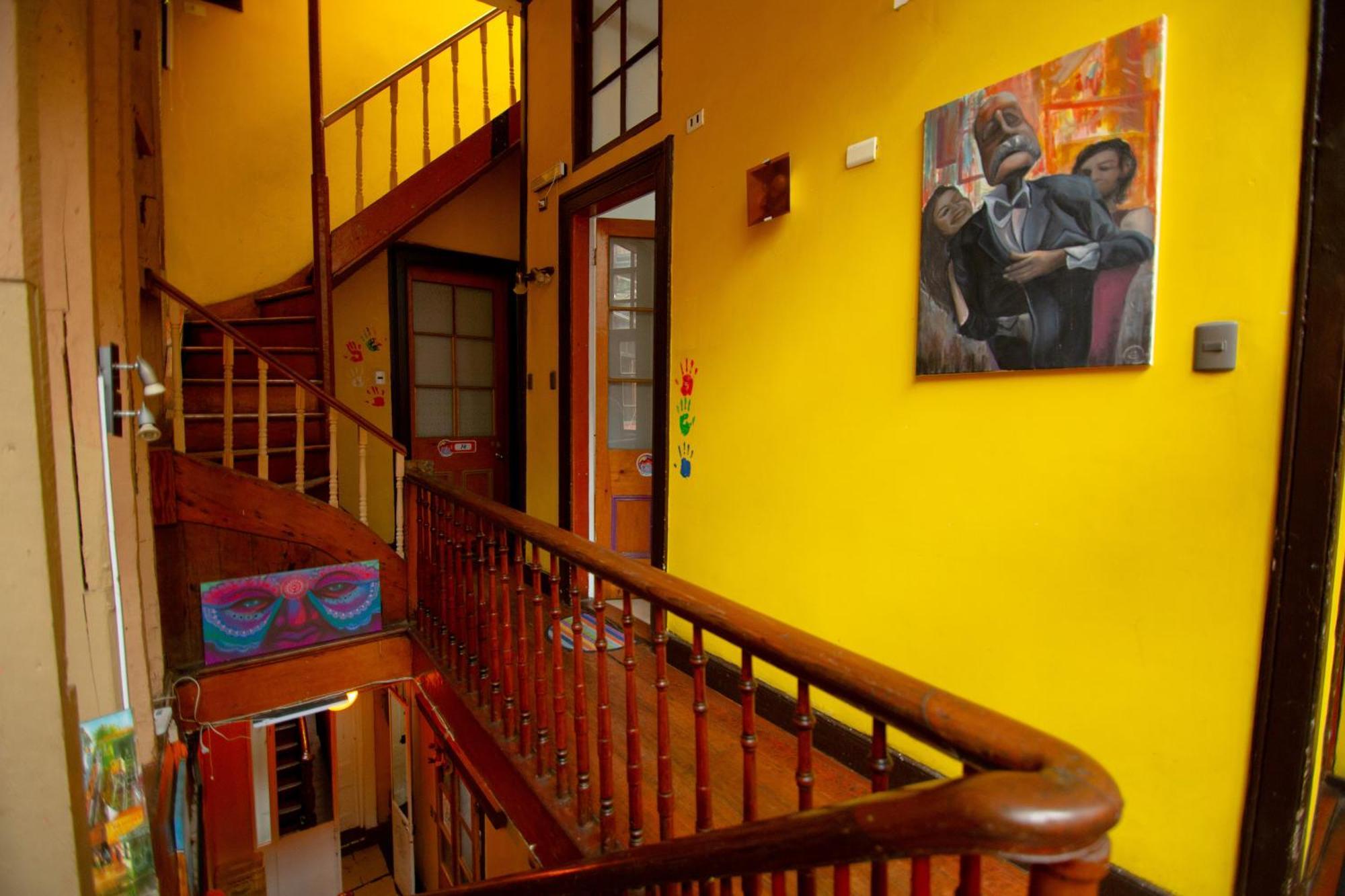La Casa Del Puerto, Hostal Cultural, Cerro Alegre Valparaíso Exteriör bild